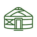 Yourte écologique en pleine nature